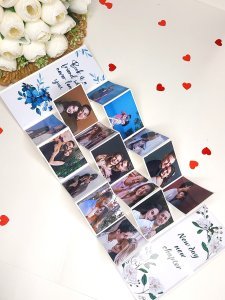 Customized Love Popup 3D Greeting Card With Envelope For Husband, Wife and Friend Note Card (1pc) with Photo